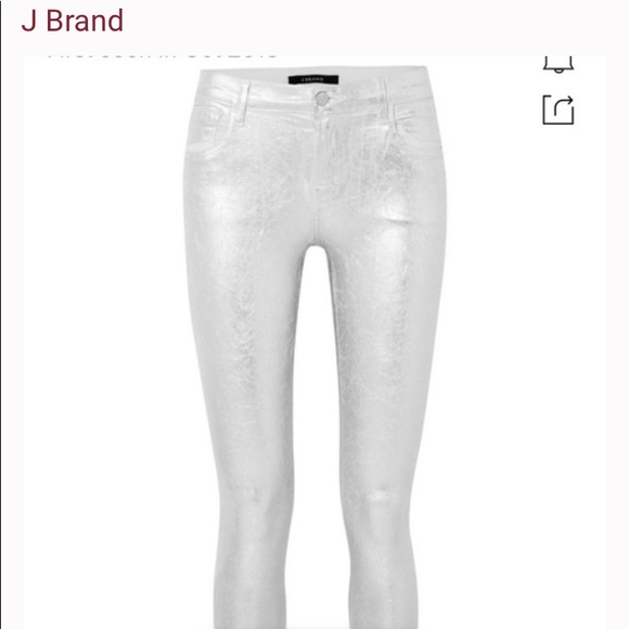 J Brand835 Crop Skinny Jeans Supermoon Cristalline - Picture 2 of 12